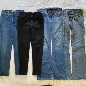 Womens jeans lot XS S extra small 0, 3, 4